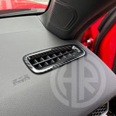 Honda Civic Carbon Fiber AC Vent Frame 2022 Luxury Cabin Accessory (2pcs)